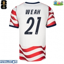 USA Timothy Weah #21 Hjemmedrakt VM 2026 Kortermet